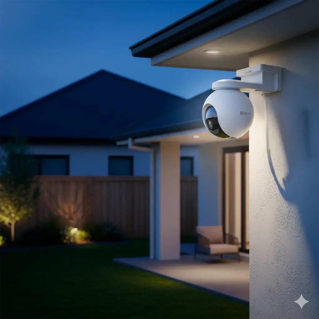 CS-HB8c/SP-R100(4MP)(AM-STD)(Kit) | 2K+ Resolution, Always-On  Protection  Mode, Up to 120 Days  of Battery Life¹  (5200 mAh), AI-Powered  Human/Vehicle  Shape Detection, Active  Defense, Color  Night Vision, Two-Way  Talk, Customizable  Voice Alerts, Supports  Wi-Fi 6 Network, Supports  2.4GHz Wi-F, Works with  EZVIZ Solar Panels  (Type-C versions)  for Green Powe, Supports MicroSD  Card (Up to 512 GB)  & EZVIZ CloudPlay  Storag