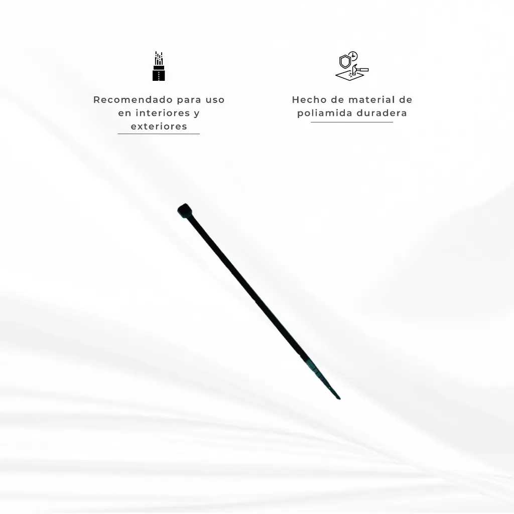 AMARRES DE 6' NEGROS 