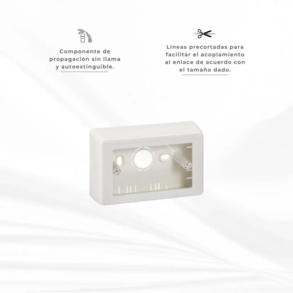 CAJA BLANCA DE 40 MM