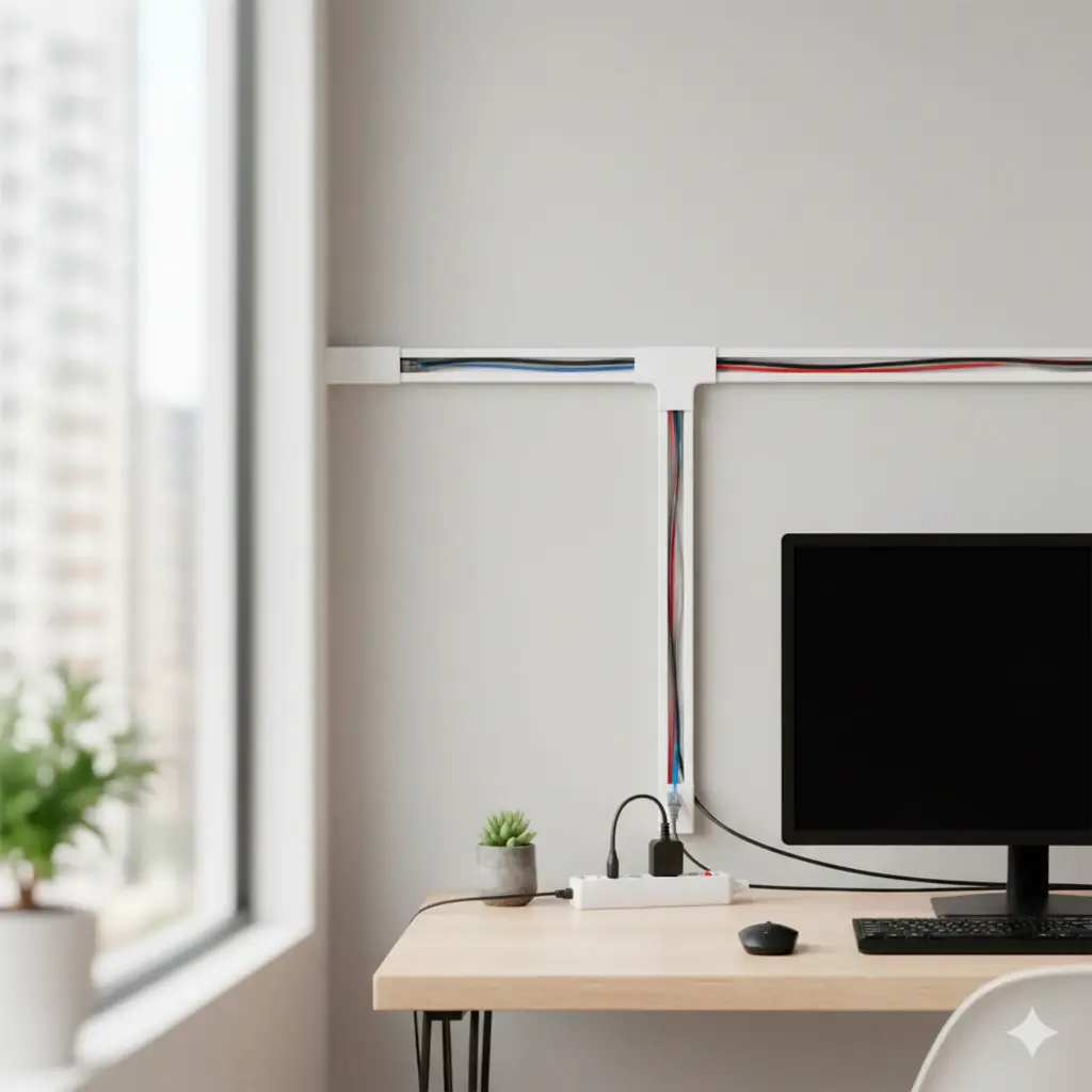 DERIVACION EN T BLANCA 32X12 