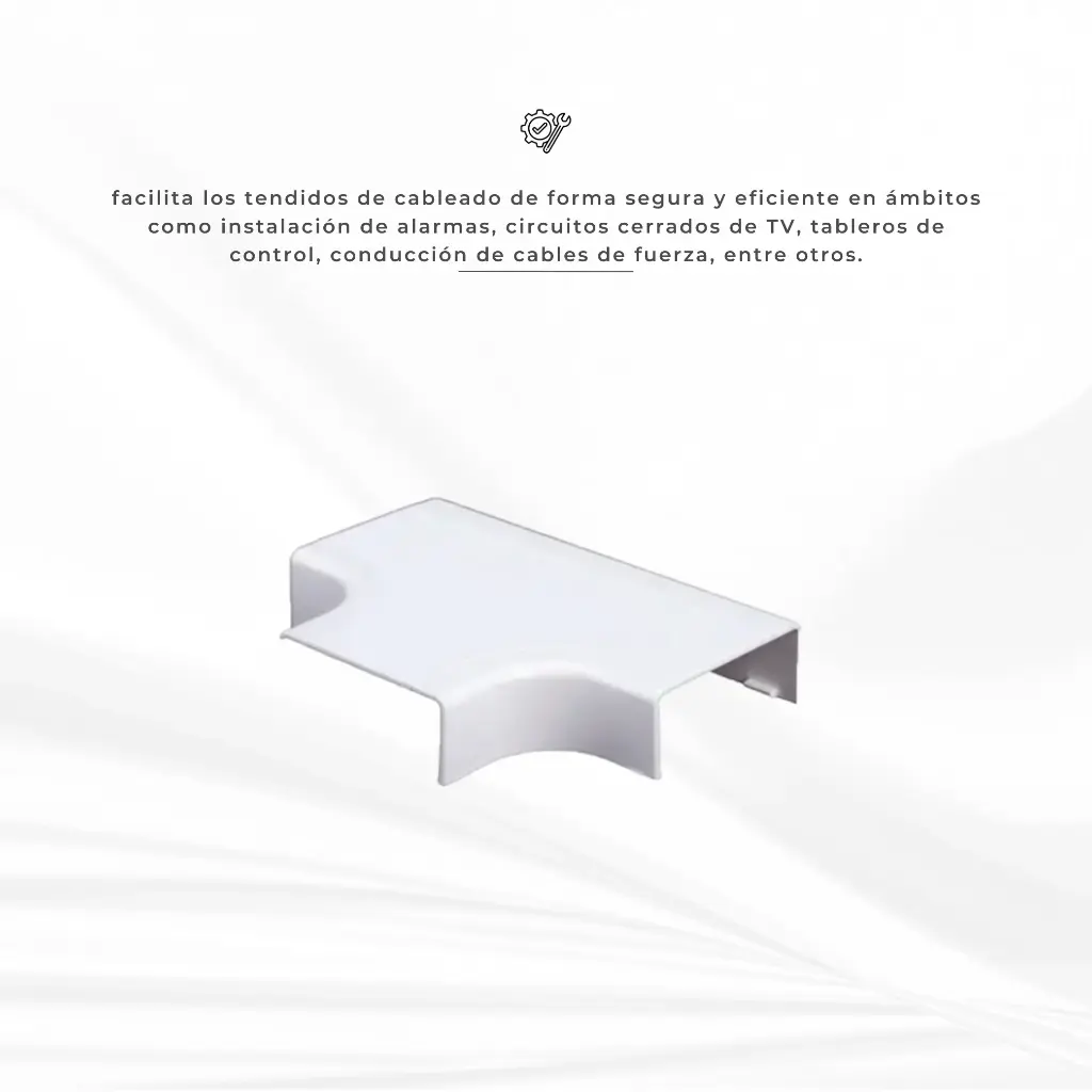 DERIVACION EN T BLANCA 32X12 