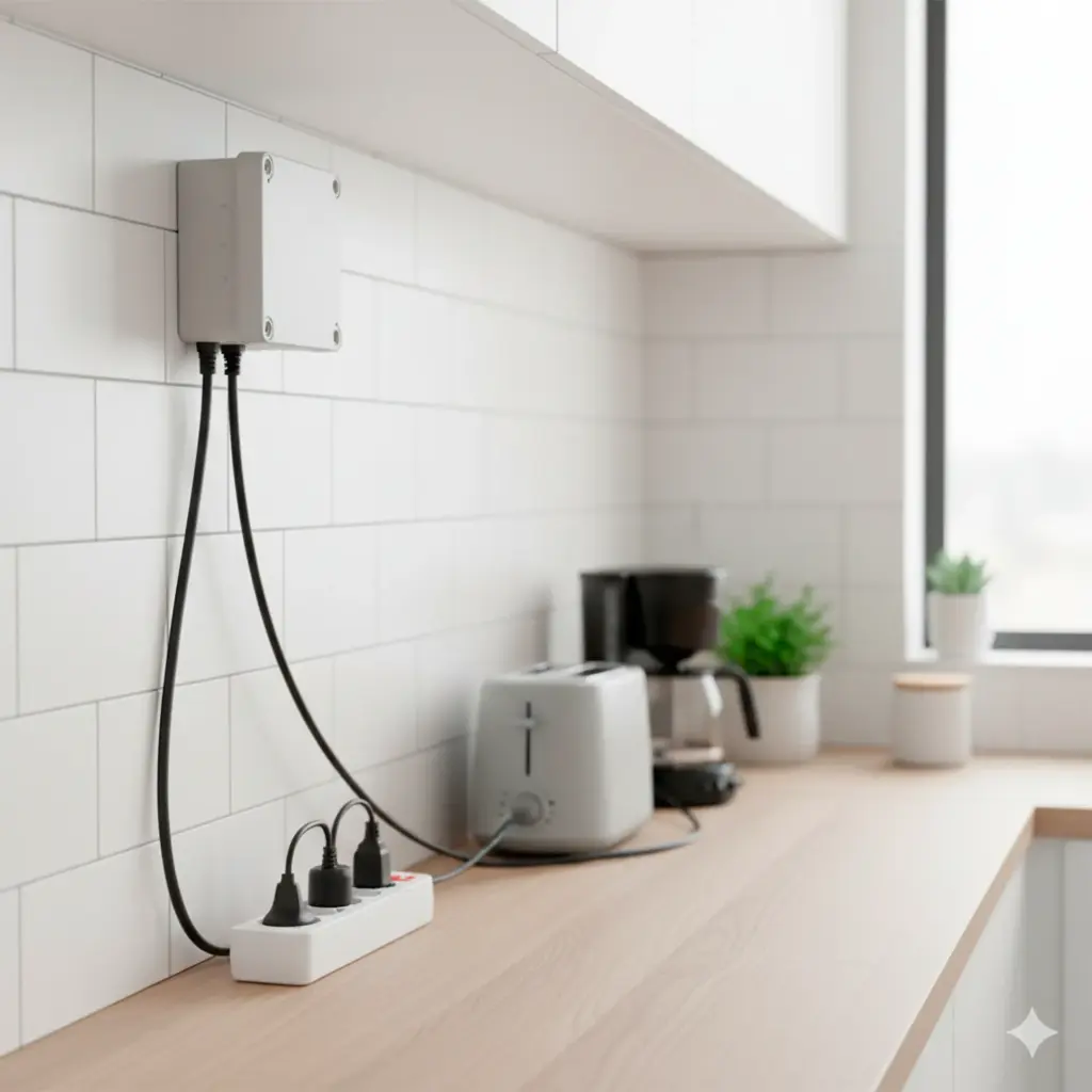 CAJA DE DERIVACION GRIS 100x100x50 MM 