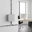 CAJA DE DERIVACION GRIS 100x100x50 MM 