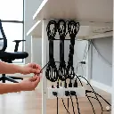 AMARRES DE 10' 25 CM NEGROS 