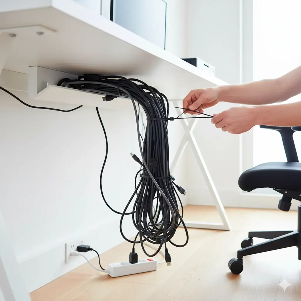 AMARRES PLASTICOS 8' NEGROS