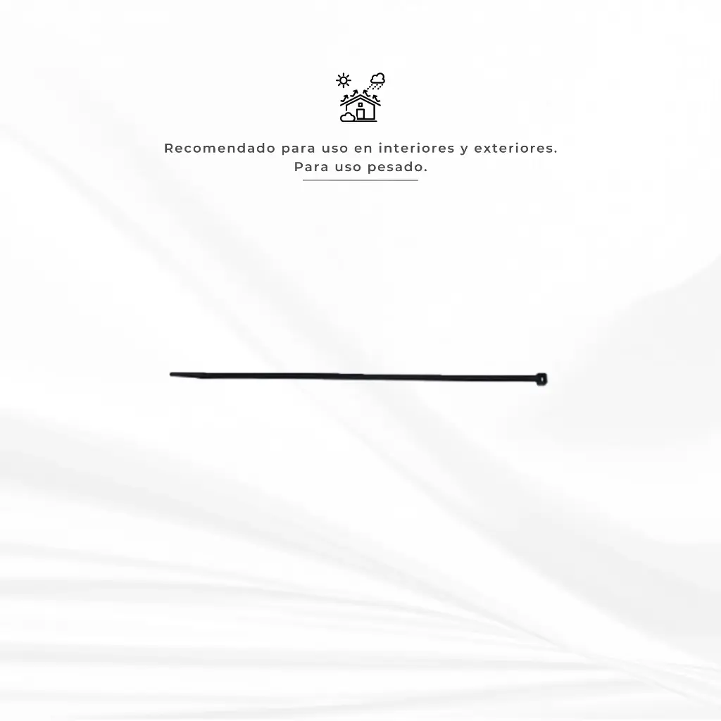 AMARRES PLASTICOS 8' NEGROS