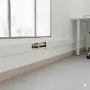 CANALETA BLANCA LISA 60X40 CON DIVISION 