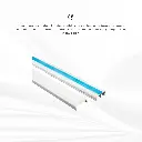 CANALETA BLANCA LISA CON ADHESIVO 32X12