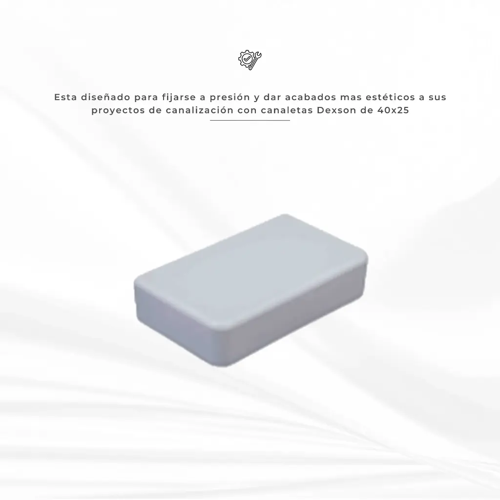 TAPA FINAL BLANCA 40X25