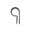 TTR35RX0 | ABRAZADERA PARA CABLES 290MM NEGRO 