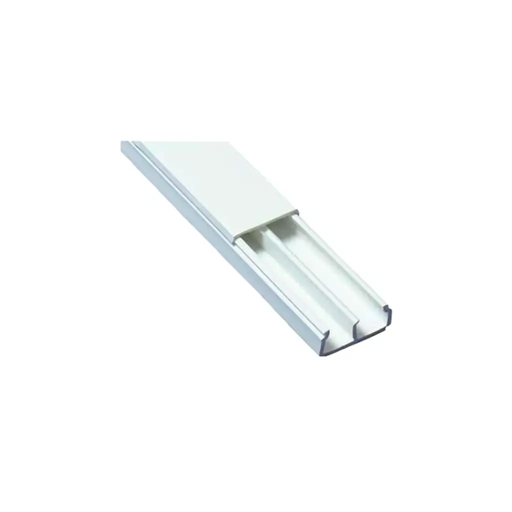 CANALETA BLANCA 32X12 CON DIVISION Y ADHESIVO 