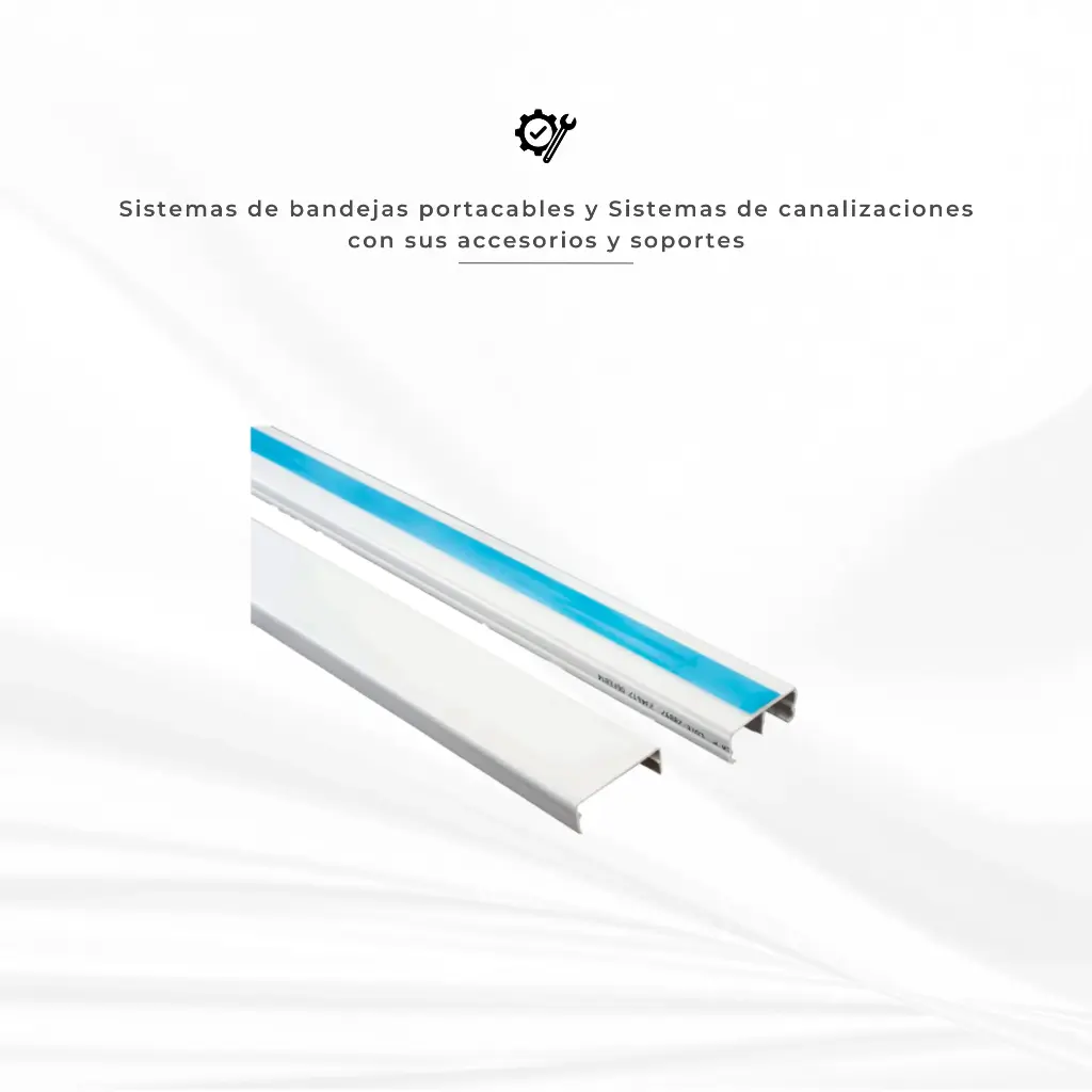 CANALETA BLANCA 32X12 CON DIVISION Y ADHESIVO 