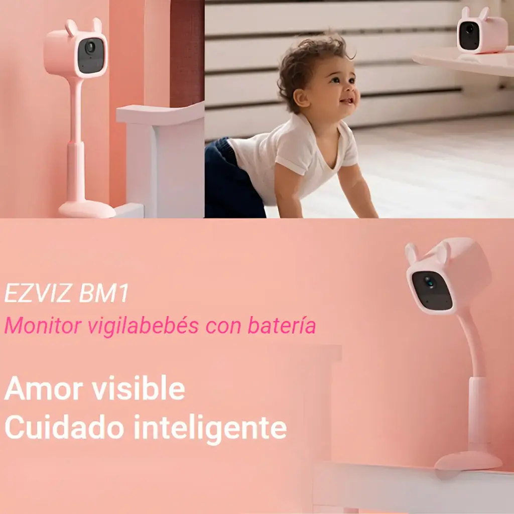  CS-BM1-R100-2D2WF-RA  | CAMARA EZVIZ BEBE BM1 (rosada)