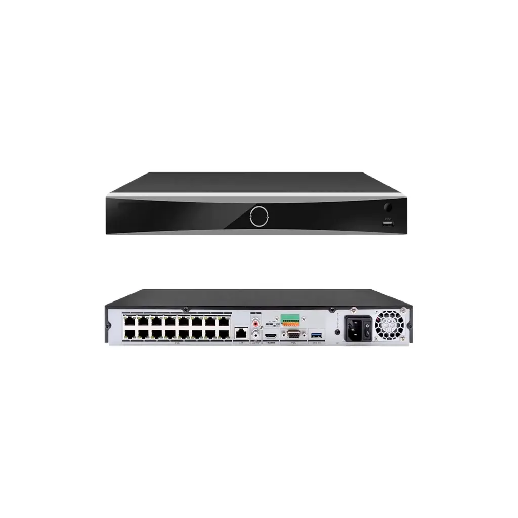 DS-7616NXI-K2/16P | NVR 4K 16 CANALES IP POE+ ACUSENSE 