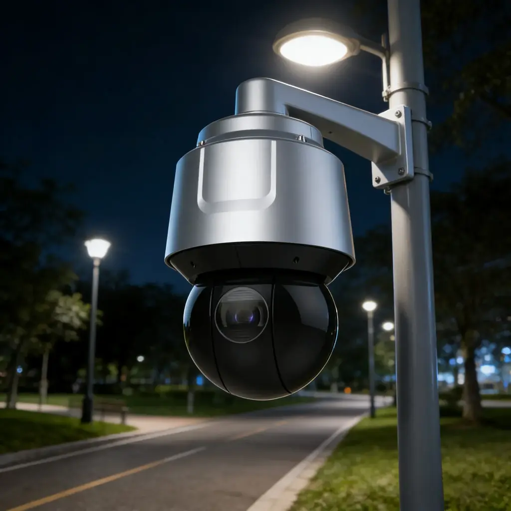 DS-2DF8A442IXS-AELY | Cámara domo de velocidad de red DarkFighter IR de 8 pulgadas, 4 MP y 42X