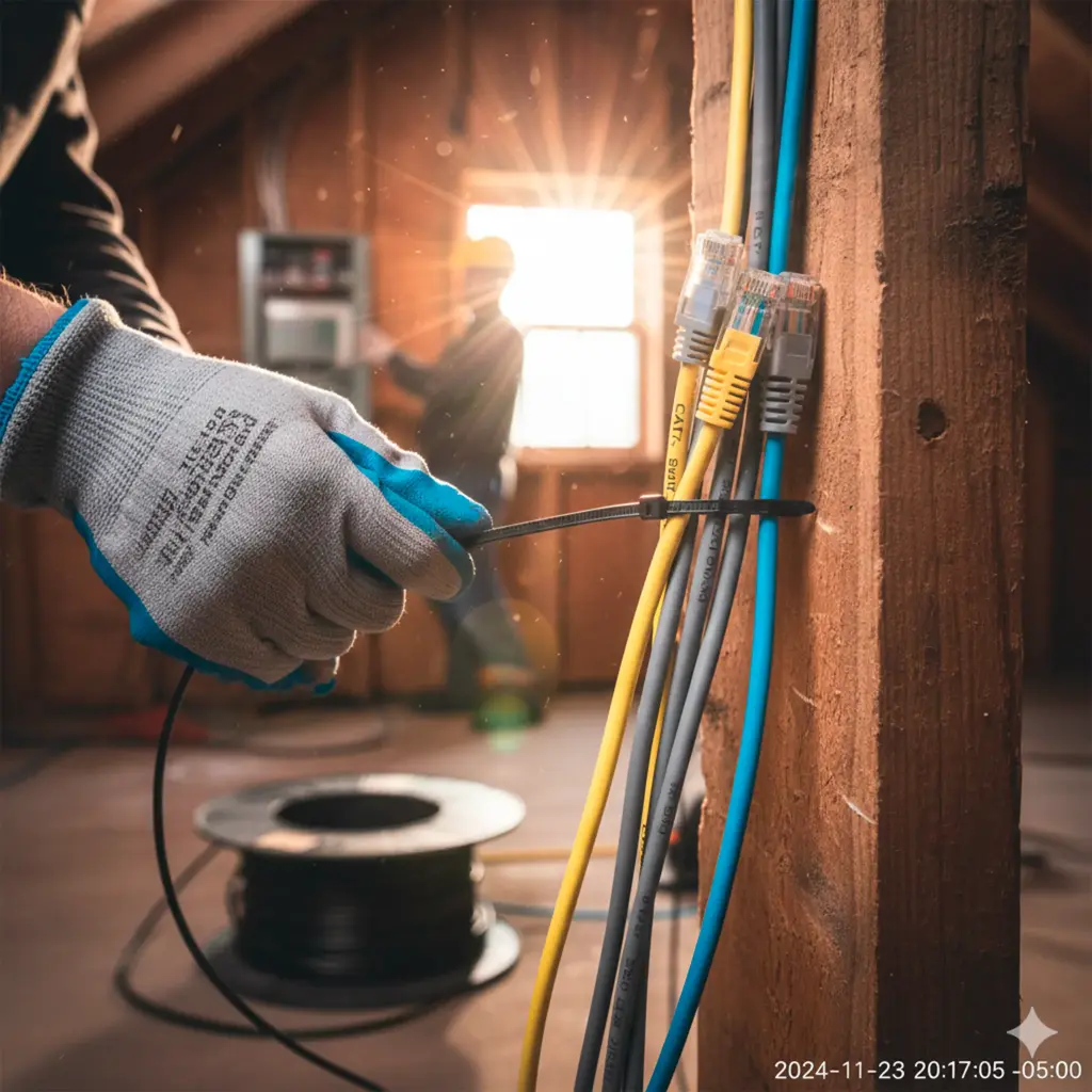 AMARRE PLASTICO 8 PULGADAS 20CM NEGRO