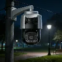 DS-2SF8C442MXG1-EL(W)(Y)/26 | Cámara domo de velocidad de red DarkFighter panorámica de 4 MP y 42X TandemVu serie 8C