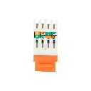 DS-1CK6U180T | JACK CAT6 NARANJA SIN BLINDAJE