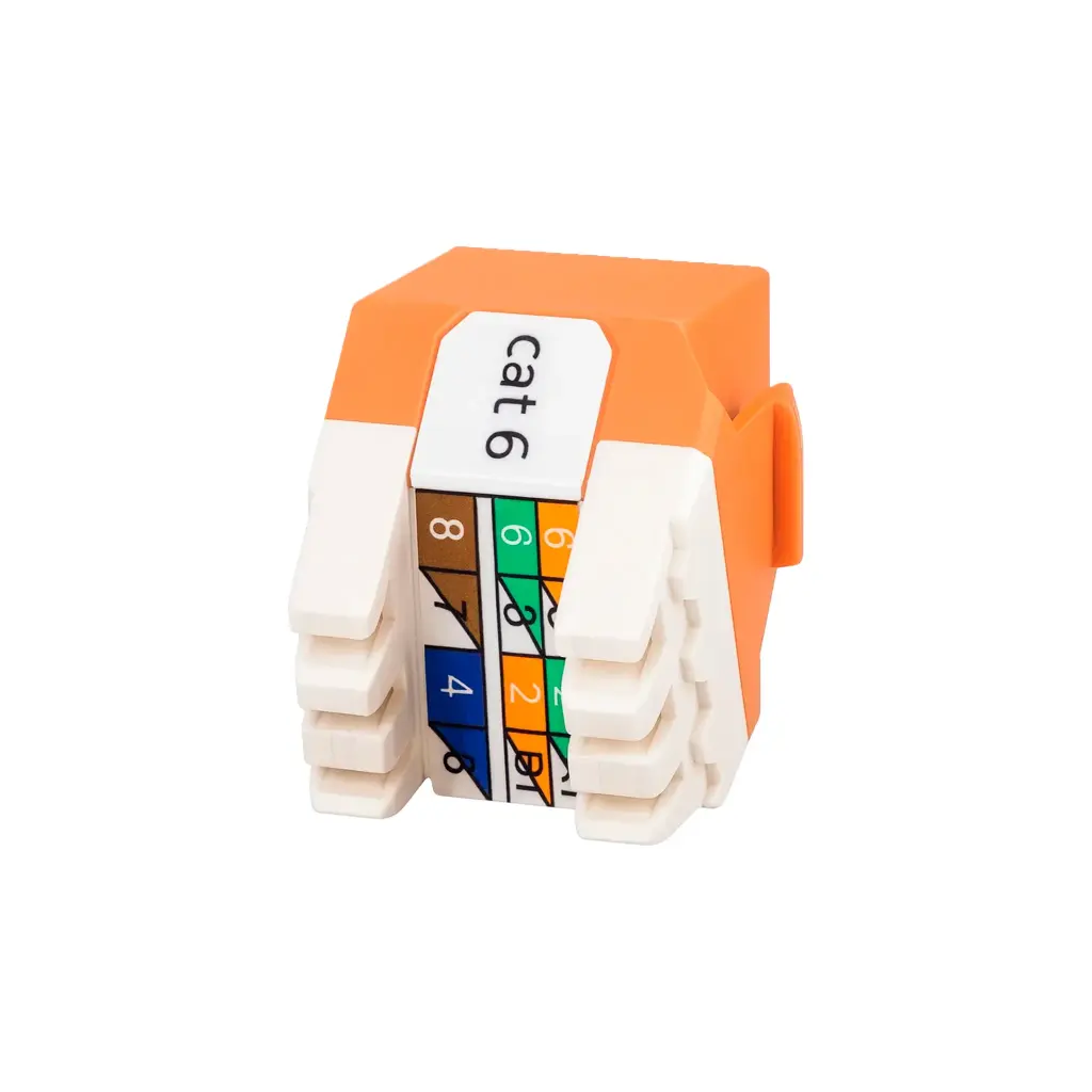DS-1CK6U180T | JACK CAT6 NARANJA SIN BLINDAJE