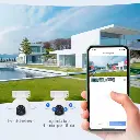 CS-H80f-R100-8G444WKFL | CAMARA H80f 2K+ TRIPLE LENTE 2.8mm + 6mm+ 12mm HD 4MP EXTERIOR PT 12 x ZOOM PANORAMICA 360°