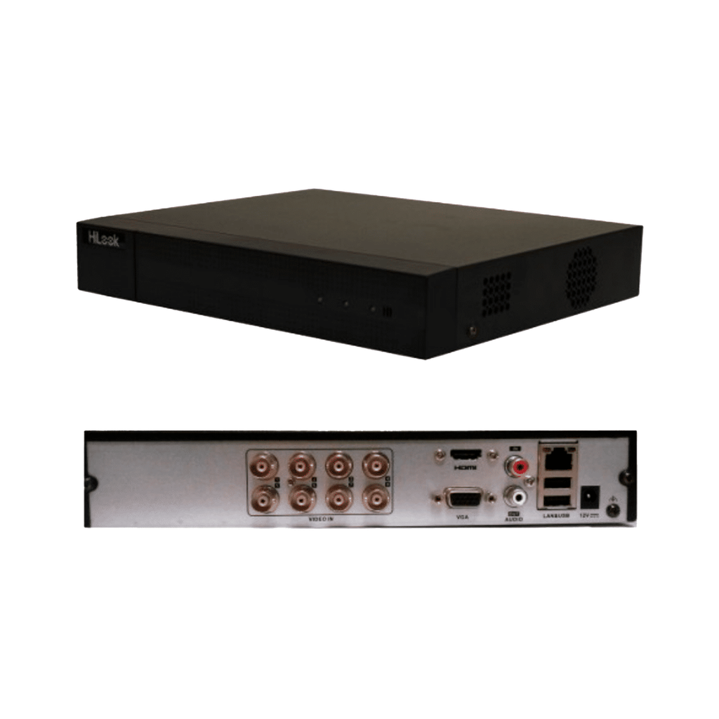 DVR-208G-F1 | DVR TURBO HILOOK FULL HD 8CH 1 BAHIA SATA 30 FP 2CH IP HASTA 1080