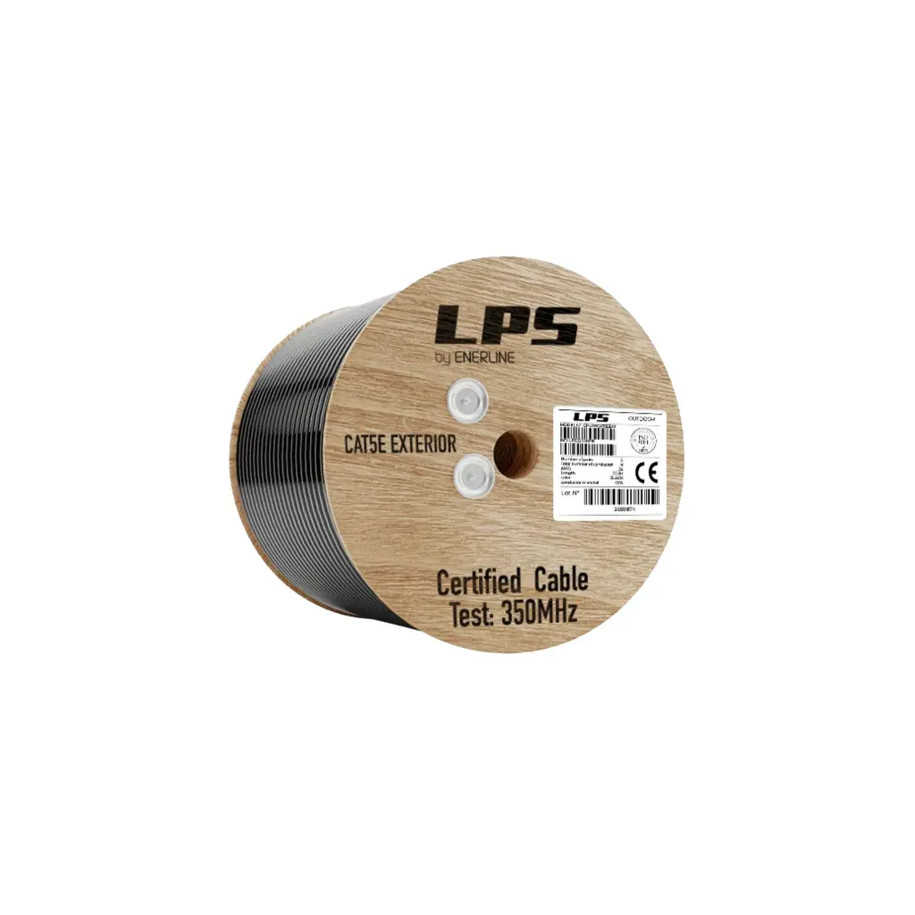 LPSUTPCAT5EXT-1 | (NUEVO) CABLE UTP CATEG 5 EXTERIOR ROLLO X 305MT ALEACION 