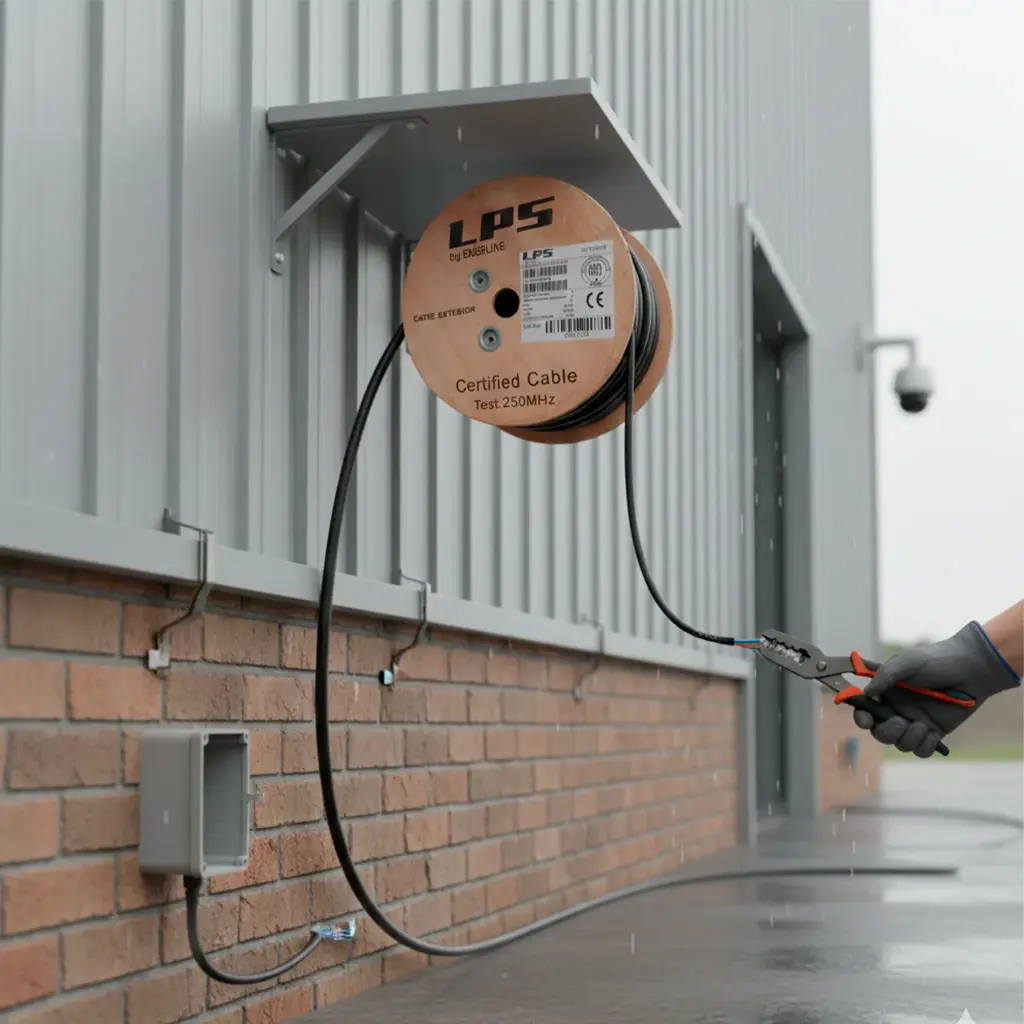 LPSUTPCAT5EXT-1 | (NUEVO) CABLE UTP CATEG 5 EXTERIOR ROLLO X 305MT ALEACION 