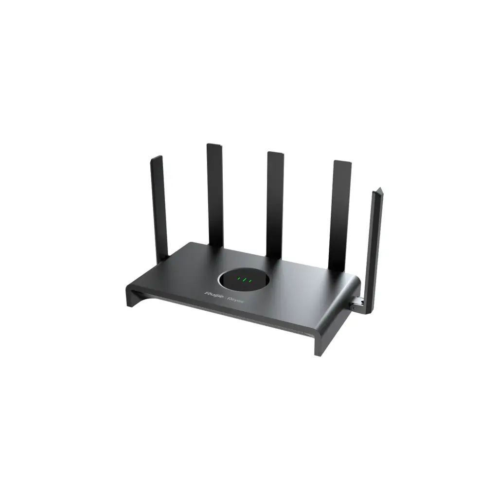 RG-EW1300G | Router Mesh Gigabit de Doble Banda Wi-Fi 5 de 1300M, Wave 2, 5 Antenas Omnidireccionales y Plegables Proporcionando Señales Wi-Fi Fuertes