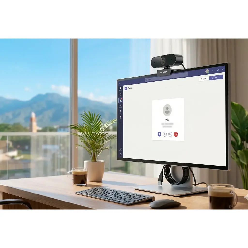 DSU02 | WEB CAM 2 MP LENTE 3 6 MM GIRO MANUAL 360 USB MIC INTEGRADO CONECTOR TIPO A AGC