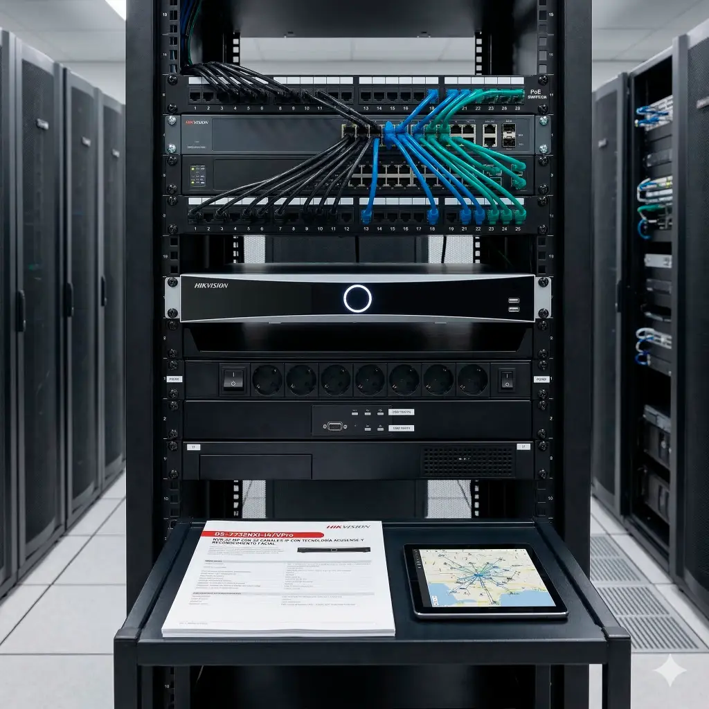 DS-7732NXI-I4/VPro | NVR 32 MP CON 32 CANALES IP CON TECNOLOGIA ACUSENSE Y RECONOCIMIENTO FACIAL
