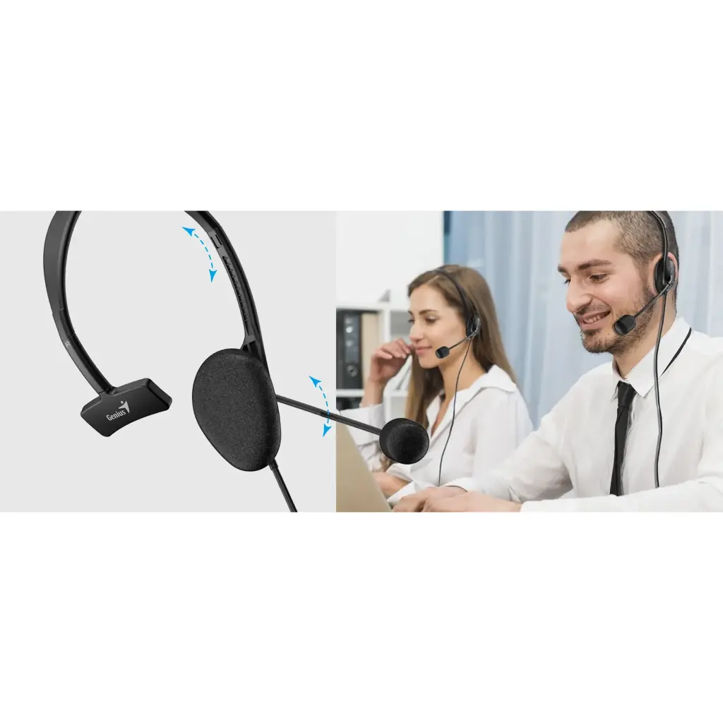 HS-100U | AUDIFONO PARA PC USB HS-100U BLACK