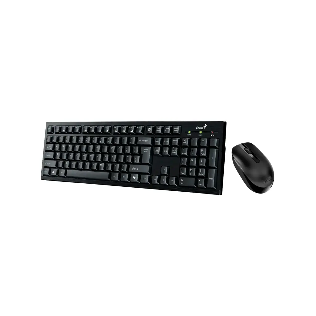 KM-8101 | COMBO TECLADO + MOUSE GENIUS KM-8101 INALÁMBRICO NEGRO