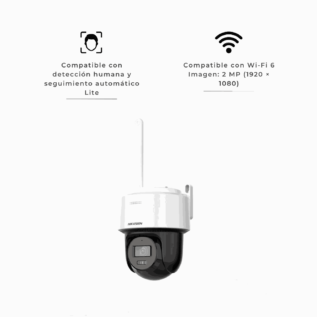 DS-2DE2C200MWG/W | CAMARA DOMO PT 2MP IP WIFI AUDIO BIDERECCIONAL EXTERIOR 