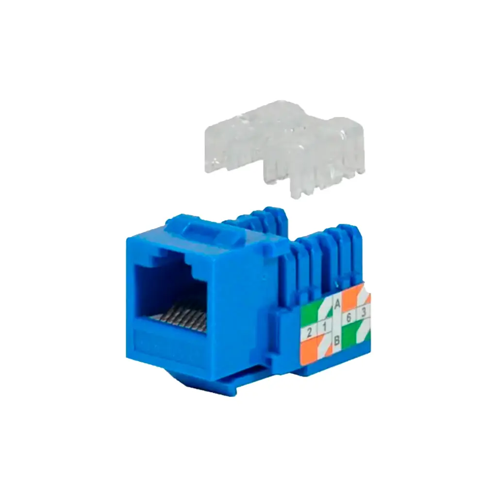 JACK CAT 5E AZUL 3BUMEN