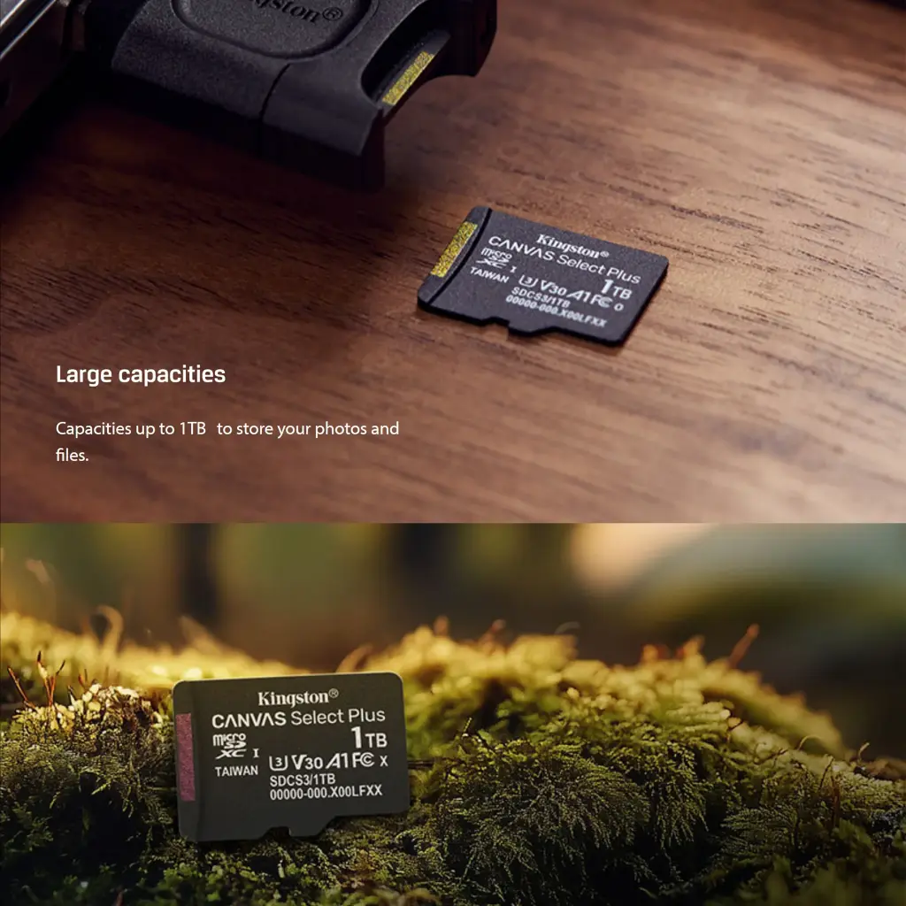 SDCS3/64GB | 64GB MICROSDXC CANVAS SELECT PLUS GEN3 100MS/S A1 CARD + ADAPTER