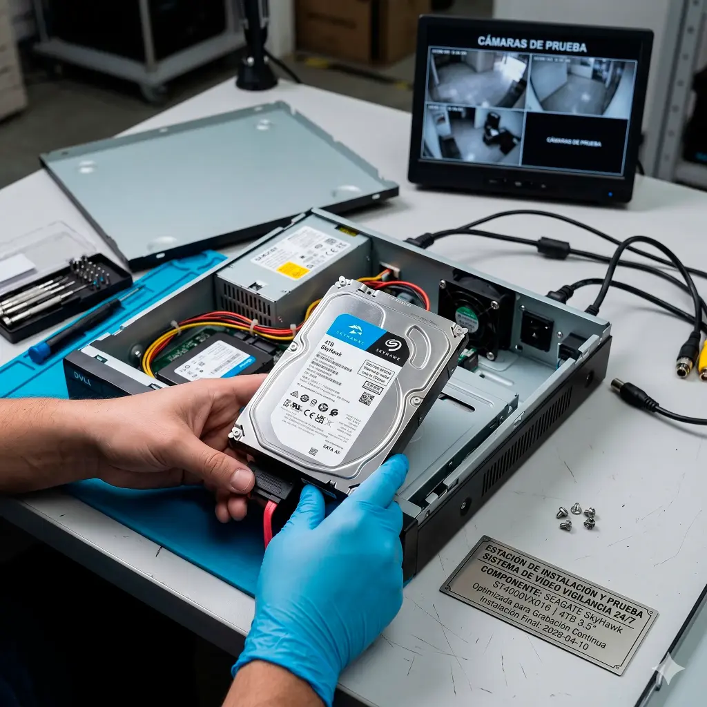 SEAGATE Disco Duro 3.5" / 4TB / SATA III / 5400RPM / Optimizado para Vídeo Vigilancia 24/7HDD,ST400VX016