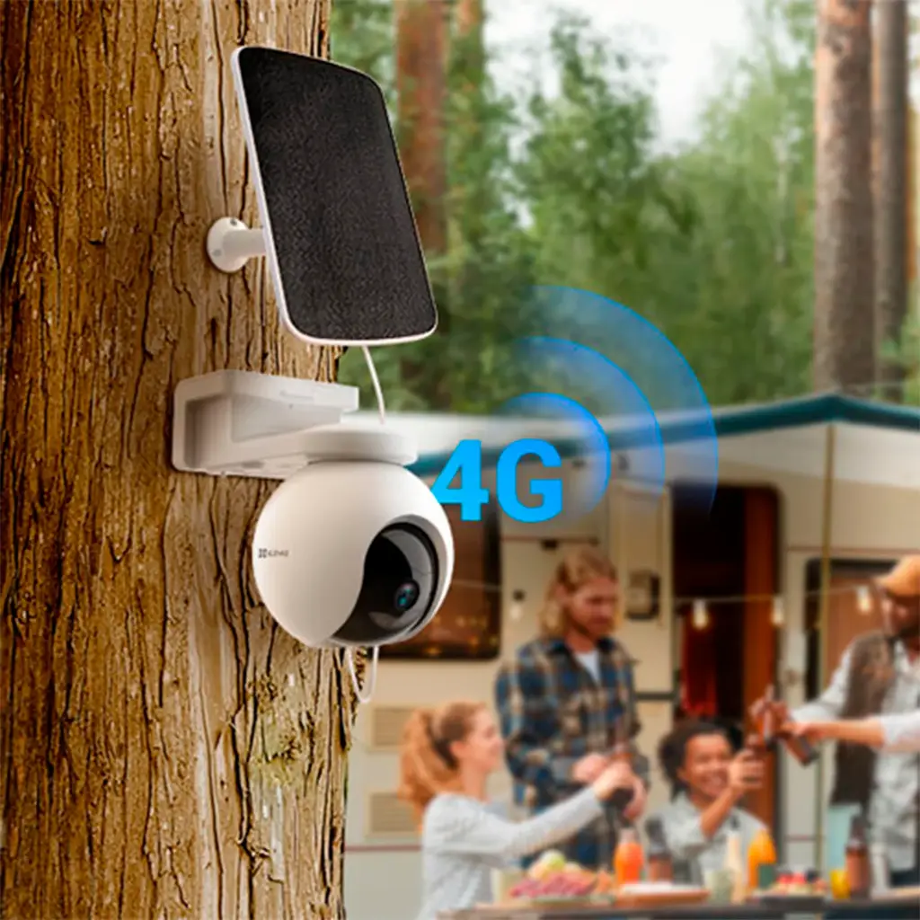 CS-EB8/SP-R200(AM-COM)(Kit) | KIT CÁMARA 4G SOLAR CON SEGUIMIENTO INTELIGENTE