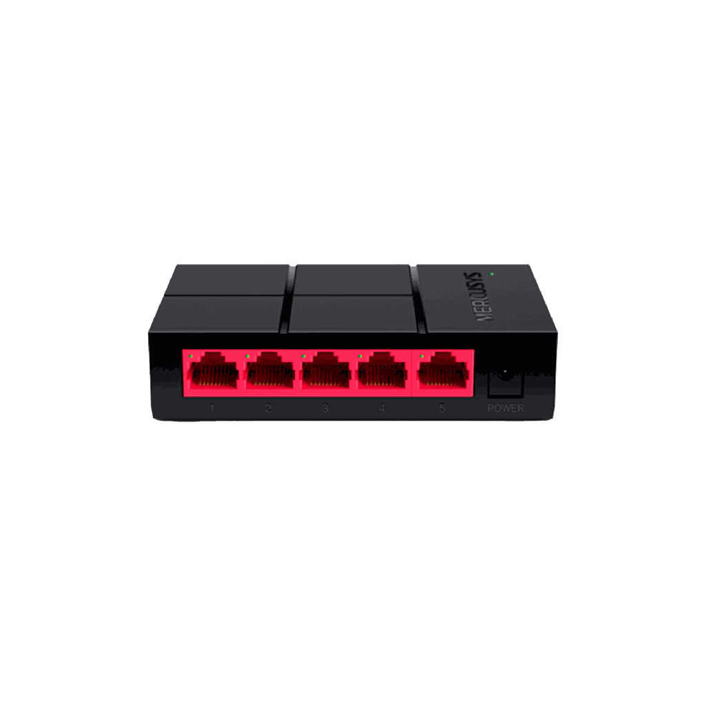 MS105 | SWITCH DE ESCRITORIO 10/100 MBPS 5 PUERTOS