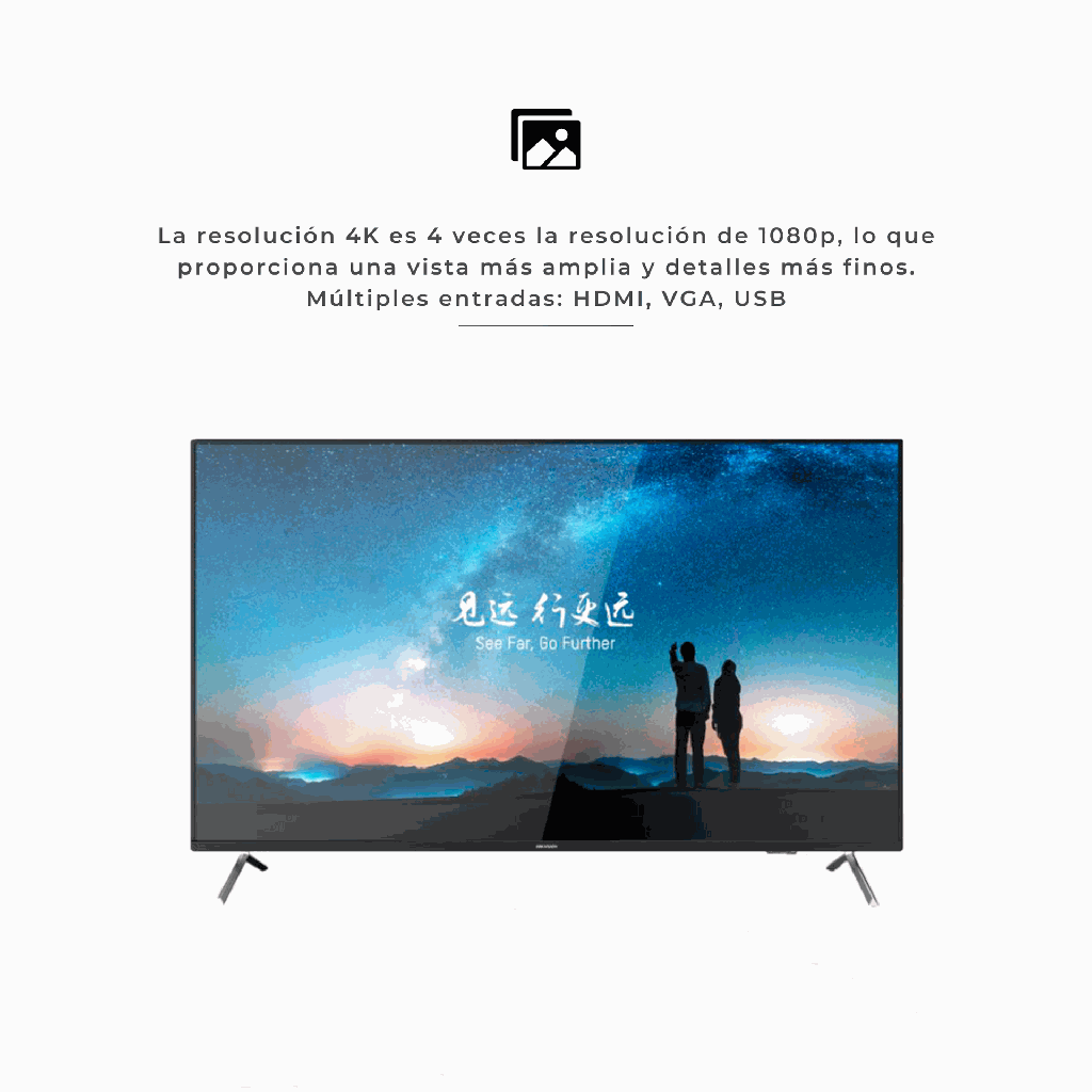 DS-D5055UC-C | MONITOR LED DE 55' 3840 X 2160 @60 HZ
