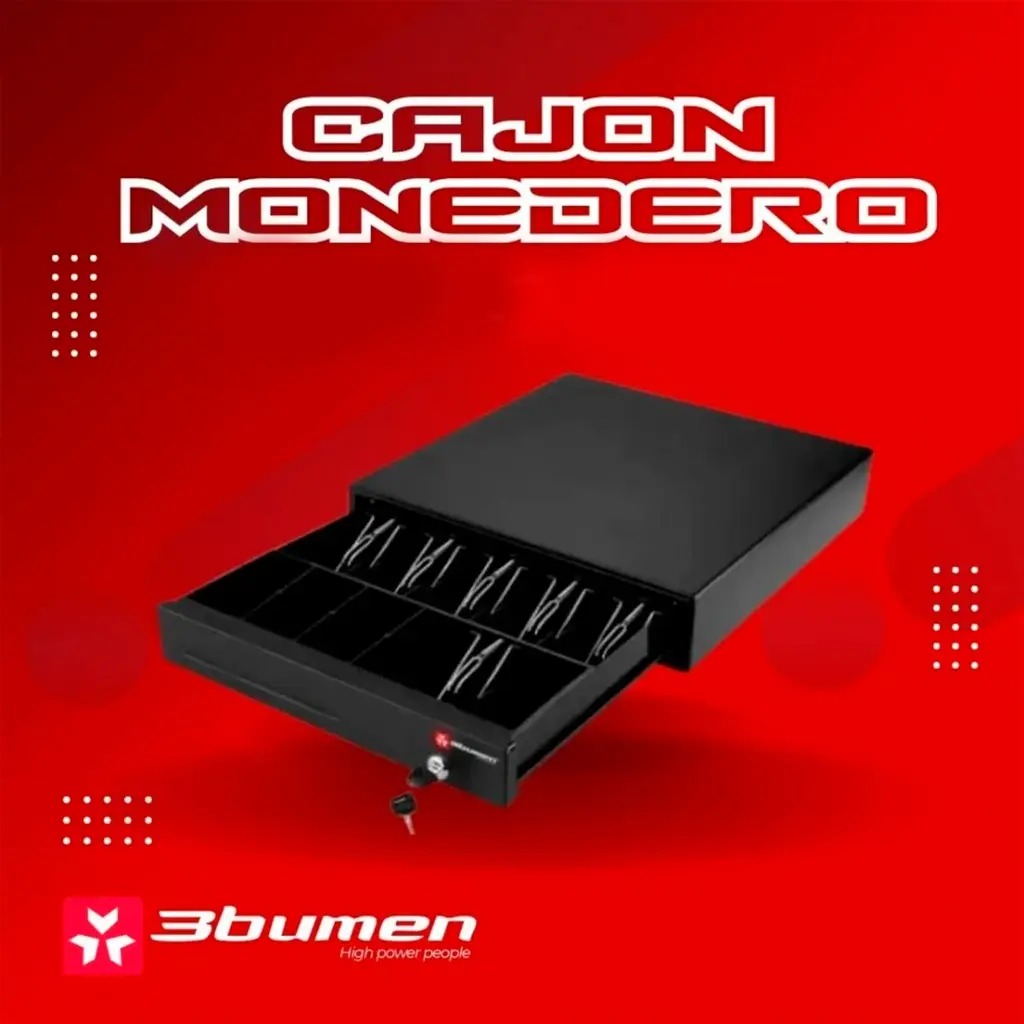 3BUMEN CAJON MONEDERO CASH BOX 5 ESPACIOS
