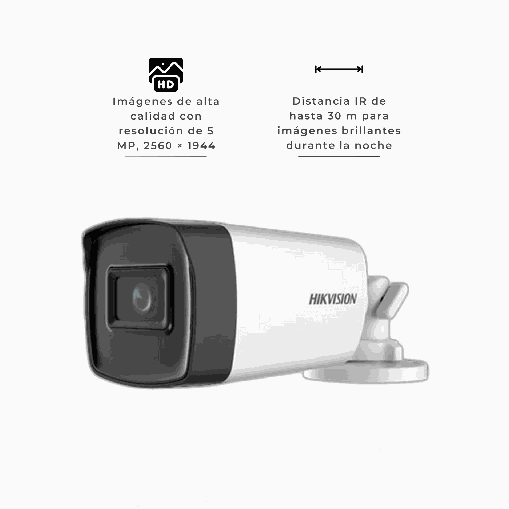 DS-2CE17H0T-IT1F | BALA METALICA 5MP IR 30M
