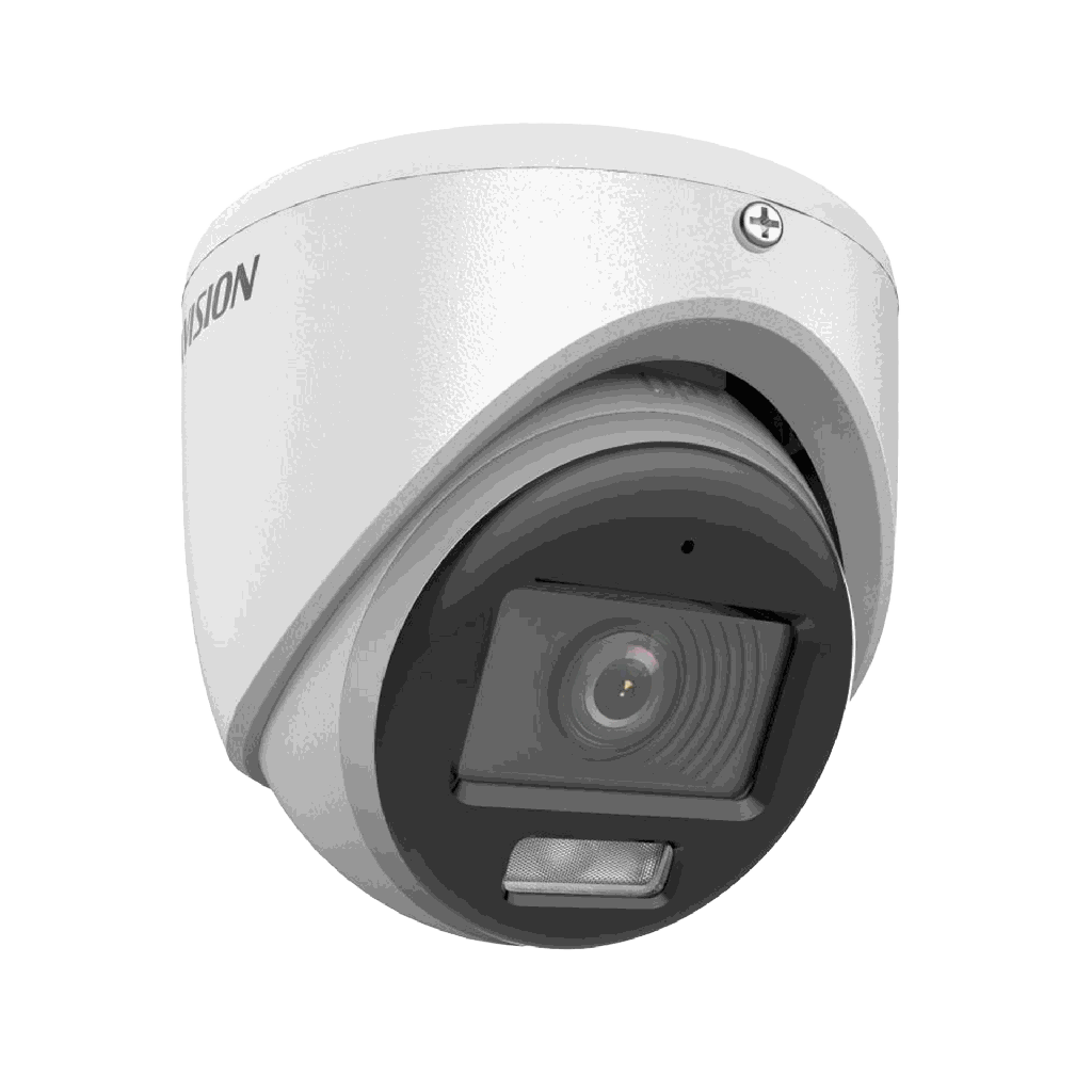 DS-2CE70DF0T-LMFS | CAMARA DOMO 2MP SMART HYBRID LIGHT 20 METROS CON AUDIO METALICA