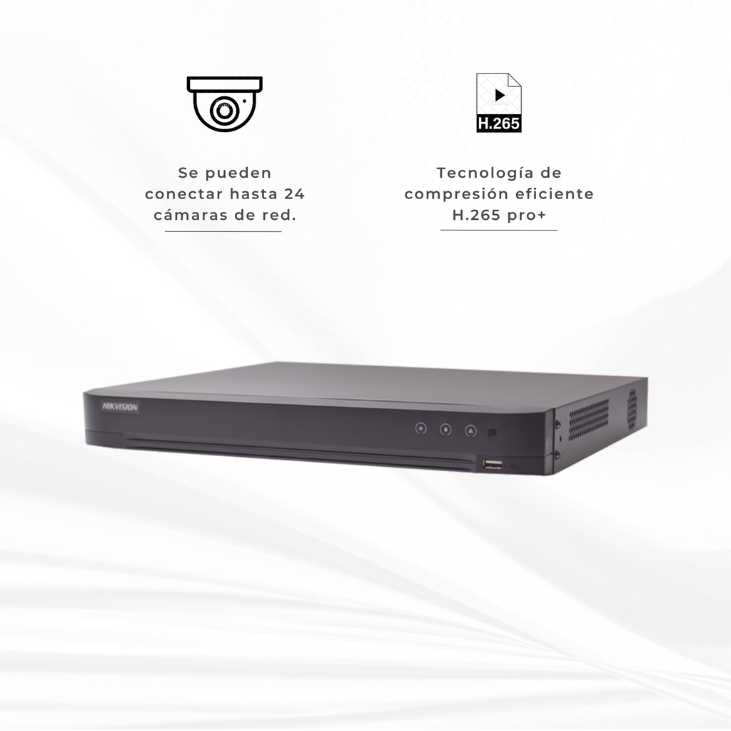 IDS-7216HQHI-M1/S | DVR 16CH ACUSENCE 1CH 5MP/3K