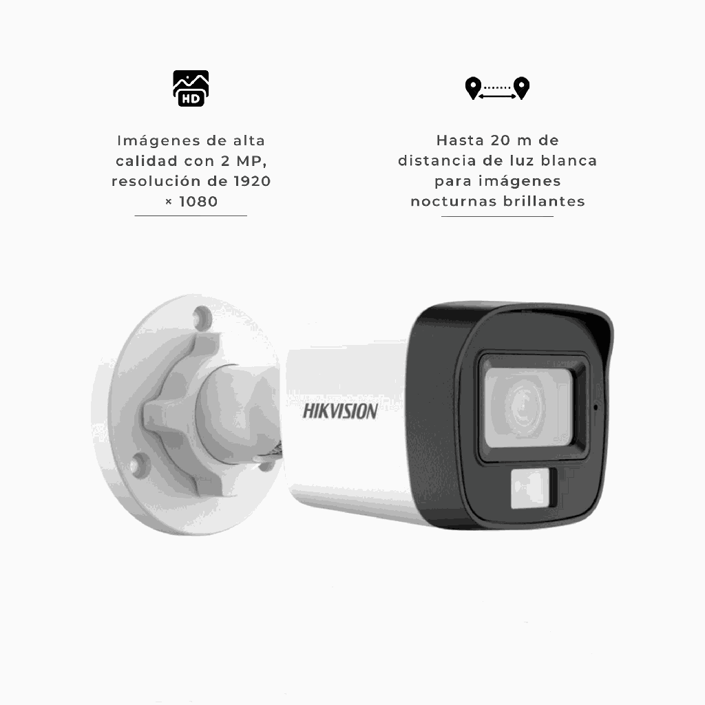 DS-2CE16D0T-LPFS | CAMARA BALA 2MP CON AUDIO HIBRIDA