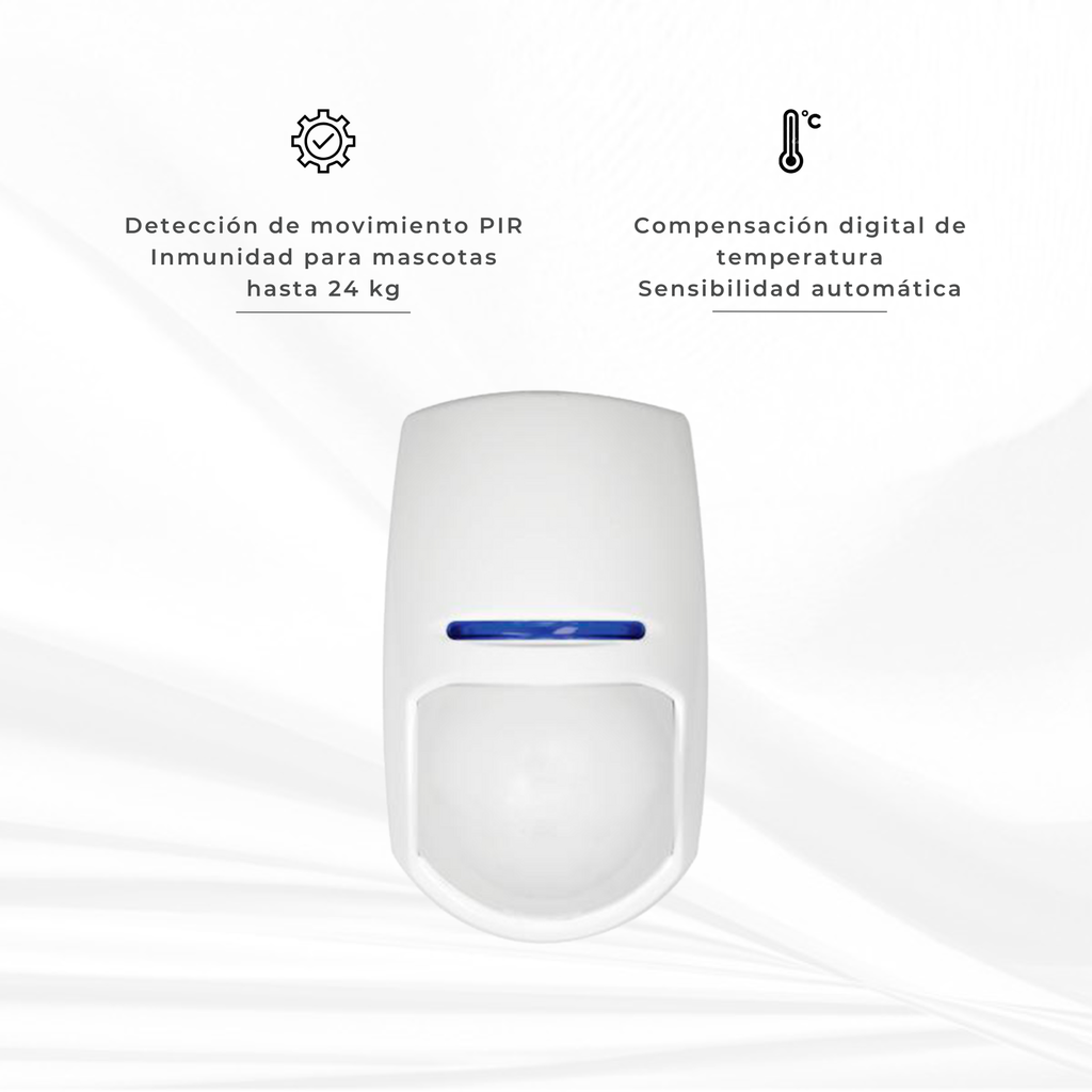 PD2D10PE | DETECTOR ANTIASCOTAS DOBLE TECNOLOGIA 