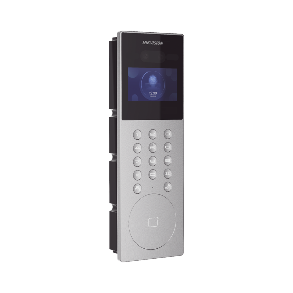 DS-KD9203-E6 | FRENTE CALLE MULTI APARTAMENTO RECONOCIMIENTO FACIAL Y PANTALLA