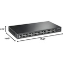 TL-SG1048 | Switch de 48 Puertos para Rack Gigabit 48 Puertos RJ45 10/100/1000M, Caja de Ace