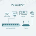 LS1008 | SWITCH 8 PUERTOS 10/100 TP- LINK LS1008