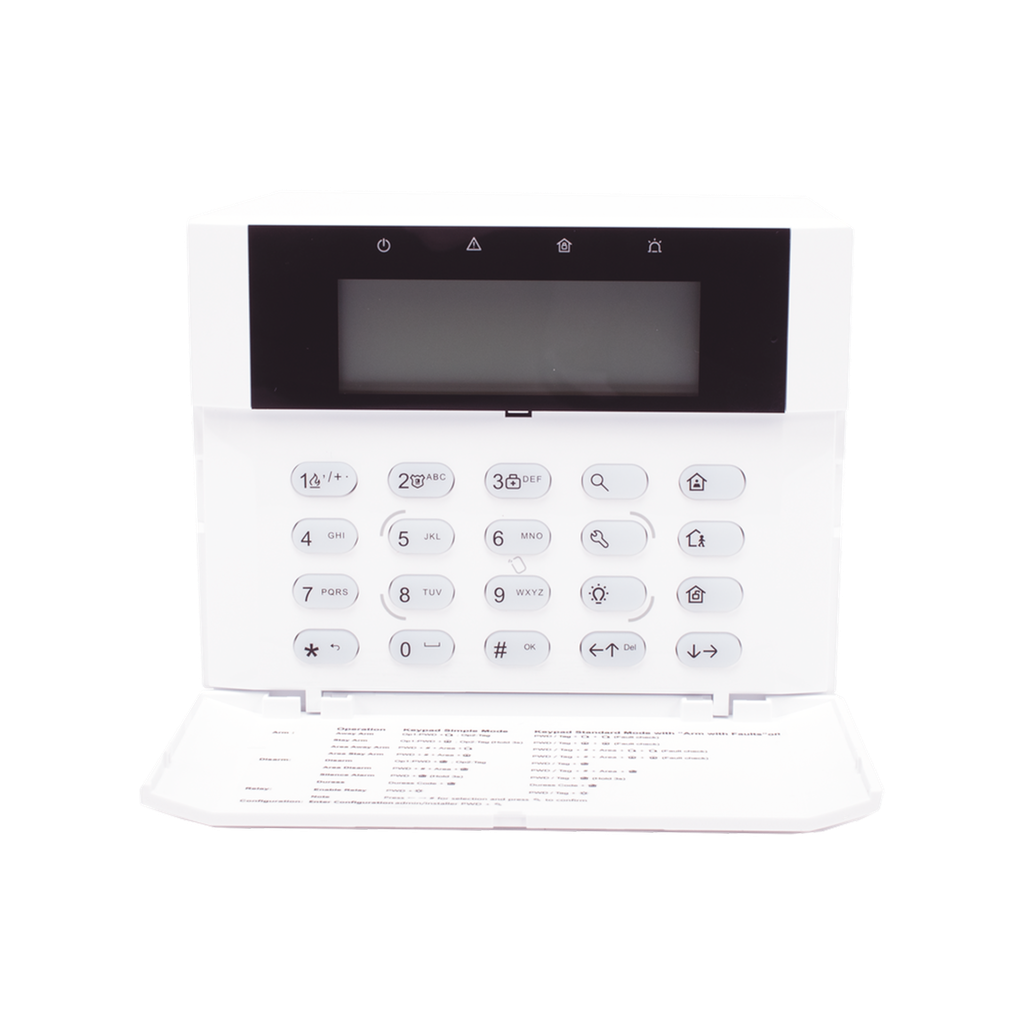DS-PK1-LRT-HWB | TECLADO LCD CON LECTOR DE TAG INTEGRADO HIKVISION