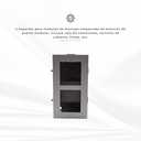 DS-KD-ACF2 | SOPORTE 2 MODULO PLASTICO